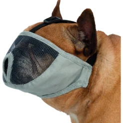 Trixie Muilkorf Voor Rassen Met Platte Neus Grijs - Hondenopvoeding