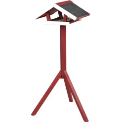 Trixie Natura Voederhuis Op Standaard - Voederhuis - 46x22x115 cm Rood Wit