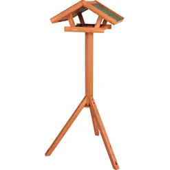 Trixie Natura Voederhuis Op Standaard - Voederhuis - 46x44x115 cm Bruin