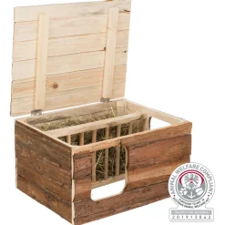 Trixie Natural Living Huis Hilke - Kooi Accessoire - 40x32x23 cm Donker Hout