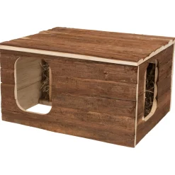 Trixie Natural Living Huis Hilke - Kooi Accessoire - 40x32x23 cm Donker Hout
