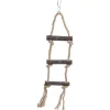 Trixie Natural Living Knoopladder - Vogelspeelgoed - 40 cm 3 Treden
