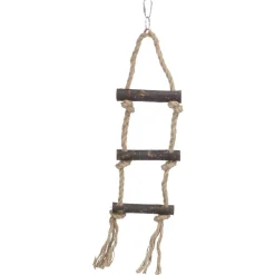 Trixie Natural Living Knoopladder - Vogelspeelgoed - 40 cm 3 Treden