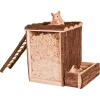 Trixie Natural Living Speel- En Graaftoren - Speelgoed - 25x24x20 cm