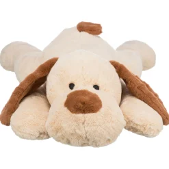 Trixie Pluche Knuffelhond Benny - Hondenspeelgoed - 75 cm Beige Bruin