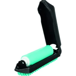 Trixie Pluizenrol Met Borstel - Anti-haar borstel - 23 cm Zwart Turquoise