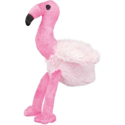 Trixie Poluche Flamingo - Hondenspeelgoed - 35 cm