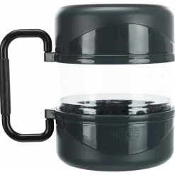 Trixie Reis-Set Kunststof 2 L/2x0.75 L Bla - Hondenvoerbak - 2x0.75 l Donkergrijs
