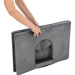 Trixie Schuilplaats Harvey Met Trap Grijs - Hondenmand