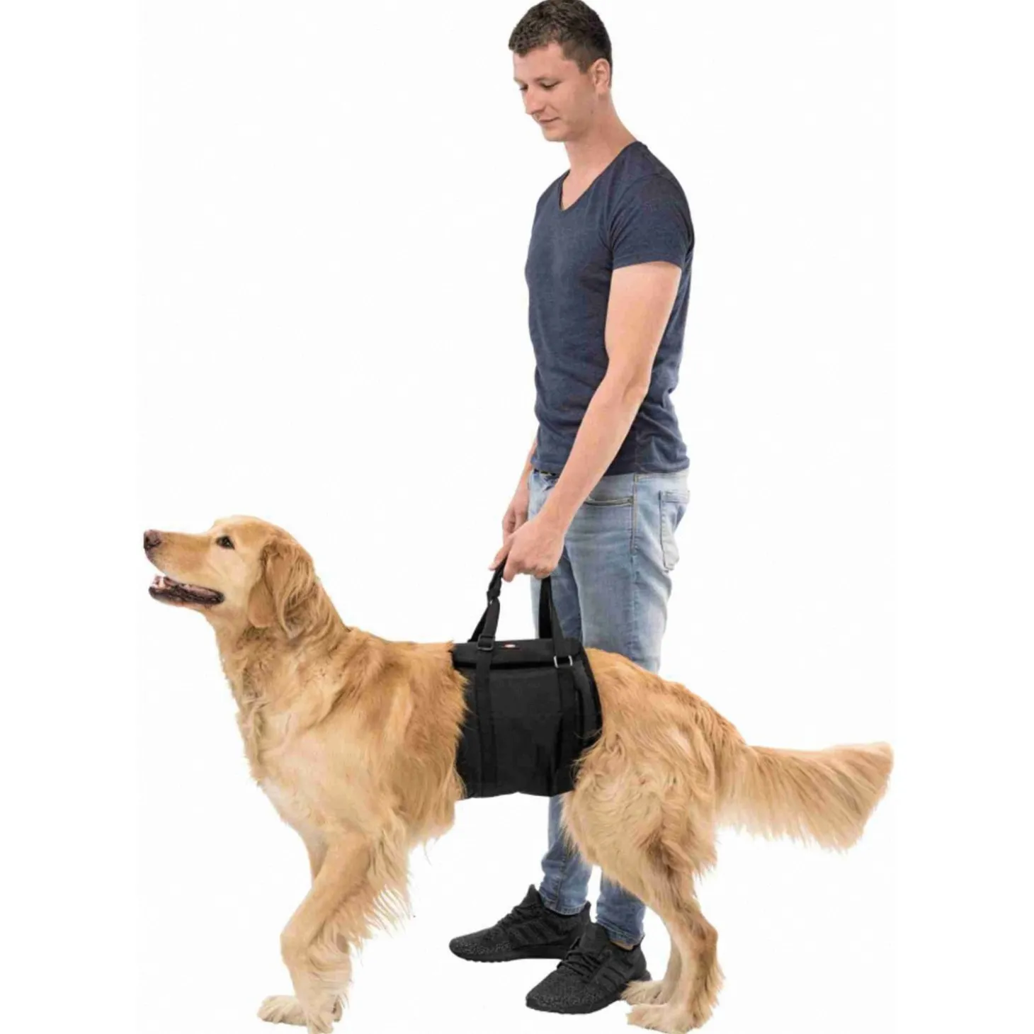 Trixie Tilhulp - Hondenhulpmiddelen - Zwart 75-90 Cm L/Xl