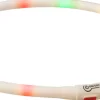 Trixie Usb Lichtgevende Band Siliconen - Hondenveiligheidslampje - 70 cm Multi-Color Xs-Xl