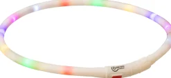Trixie Usb Lichtgevende Band Siliconen - Hondenveiligheidslampje - 70 cm Multi-Color Xs-Xl