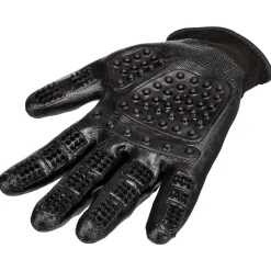 Trixie Vachtverzorgingshandschoenen - Hondenvachtborstel - 16x23 cm Zwart per paar