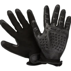 Trixie Vachtverzorgingshandschoenen - Hondenvachtborstel - 16x23 cm Zwart per paar