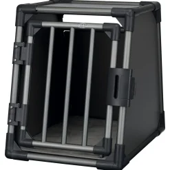 Trixie Vervoersbox Aluminium - Autohondenbench - 48x56x61 cm Antraciet S