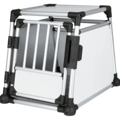 Trixie Vervoersbox Auto Lichtgrijs - Autohondenbench