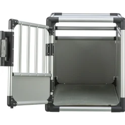 Trixie Vervoersbox Auto Lichtgrijs - Autohondenbench