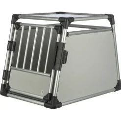 Trixie Vervoersbox Auto Lichtgrijs - Autohondenbench