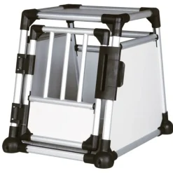 Trixie Vervoersbox Auto Lichtgrijs - Autohondenbench