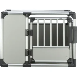 Trixie Vervoersbox Auto Lichtgrijs - Autohondenbench