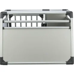 Trixie Vervoersbox Auto Lichtgrijs - Autohondenbench