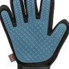 Trixie Verzorgings Handschoen - Hondenvachtverzorging - 24x16 cm Blauw