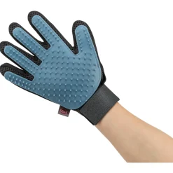 Trixie Verzorgings Handschoen - Hondenvachtverzorging - 24x16 cm Blauw