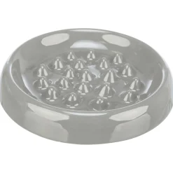 Trixie Voer/Waterbak Slow Feed Keramiek - Kattenvoerbak - Ø18 cm 440 g Assorti