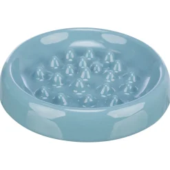 Trixie Voer/Waterbak Slow Feed Keramiek - Kattenvoerbak - Ø18 cm 440 g Assorti