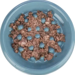 Trixie Voer/Waterbak Slow Feed Keramiek - Kattenvoerbak - Ø18 cm 440 g Assorti