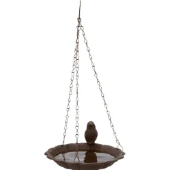Trixie Vogeldrinkschaal Gietijzer Hangend - Drinkbak - Ø16 cm Bruin