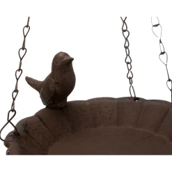 Trixie Vogeldrinkschaal Gietijzer Hangend - Drinkbak - Ø16 cm Bruin
