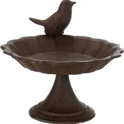 Trixie Vogeldrinkschaal Gietijzer Staand - Drinkbak - Ø16x15 cm Bruin