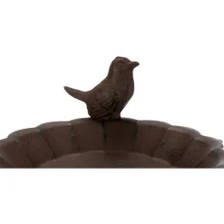 Trixie Vogeldrinkschaal Gietijzer Staand - Drinkbak - Ø16x15 cm Bruin