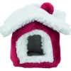 Trixie Xmas Schuilplaats - Kooi Accessoire - 15x12x15 cm Rood Wit