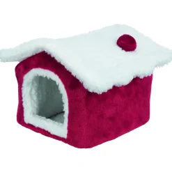 Trixie Xmas Schuilplaats - Kooi Accessoire - 15x12x15 cm Rood Wit
