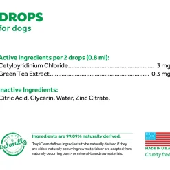 Tropiclean Fresh Breath Drops - Gebitsverzorging - 65 ml