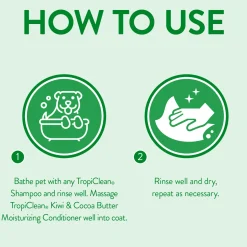 Tropiclean Moisturising Conditioner - Hondenvachtverzorging - 355 ml