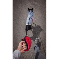 Tug Tug 360° Rollijn - Hondenriem - 3 m Rood Tot < 12 Kg Xs