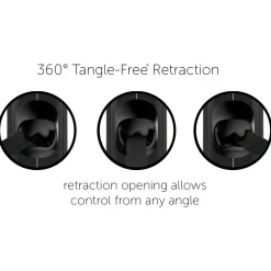 Tug Tug 360° Rollijn - Hondenriem - 5 m Rood Tot <  50kg L