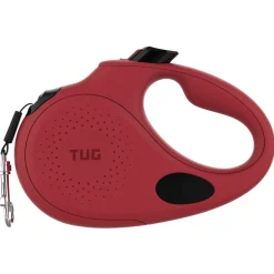 Tug Tug 360° Rollijn Met Dispenser - Hondenriem - 5 m Rood Tot < 50kg L