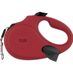 Tug Tug 360° Rollijn Met Dispenser - Hondenriem - 5 m Rood Tot < 16 Kg S