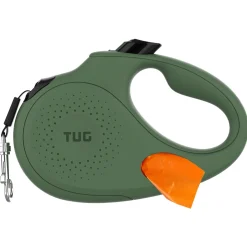 Tug Tug 360° Rollijn Met Dispenser - Hondenriem - 5 m Groen Tot < 16 Kg S
