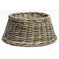 Van Der Leeden Mandwerk Kerstboomhuls - Decoratie - 60x26 cm Antiek Grijs