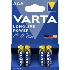 Varta Batterij High Energy Aaa 4 Stuks - Batterijen -