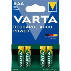 Varta Batterij Oplaadbaar Aaa 4 St - Batterijen -