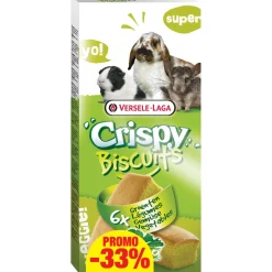 Versele-Laga Crispy Biscuit Knaagdier A 6 Promo - Konijnensnack - Groente 6 stuks