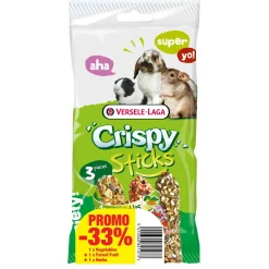 Versele-Laga Crispy Sticks Herbivoren - Knaagdiersnack - 3 stuks Promo