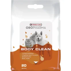 Versele-Laga Oropharma Body Clean Cat & Dog Doekjes - Vachtverzorging - 20 stuks