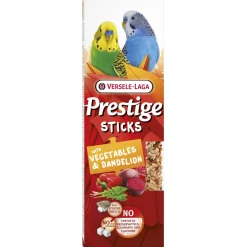 Versele-Laga Prestige Sticks Kleine Parkieten - Vogelsnack - Groente Paardenbloem 60 g 2 stuks